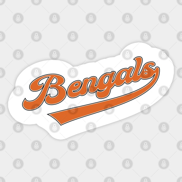 Bengals Sticker by Cemploex_Art